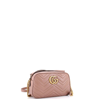 Gucci Gg Marmont Shoulder Bag Matelasse Leather Small