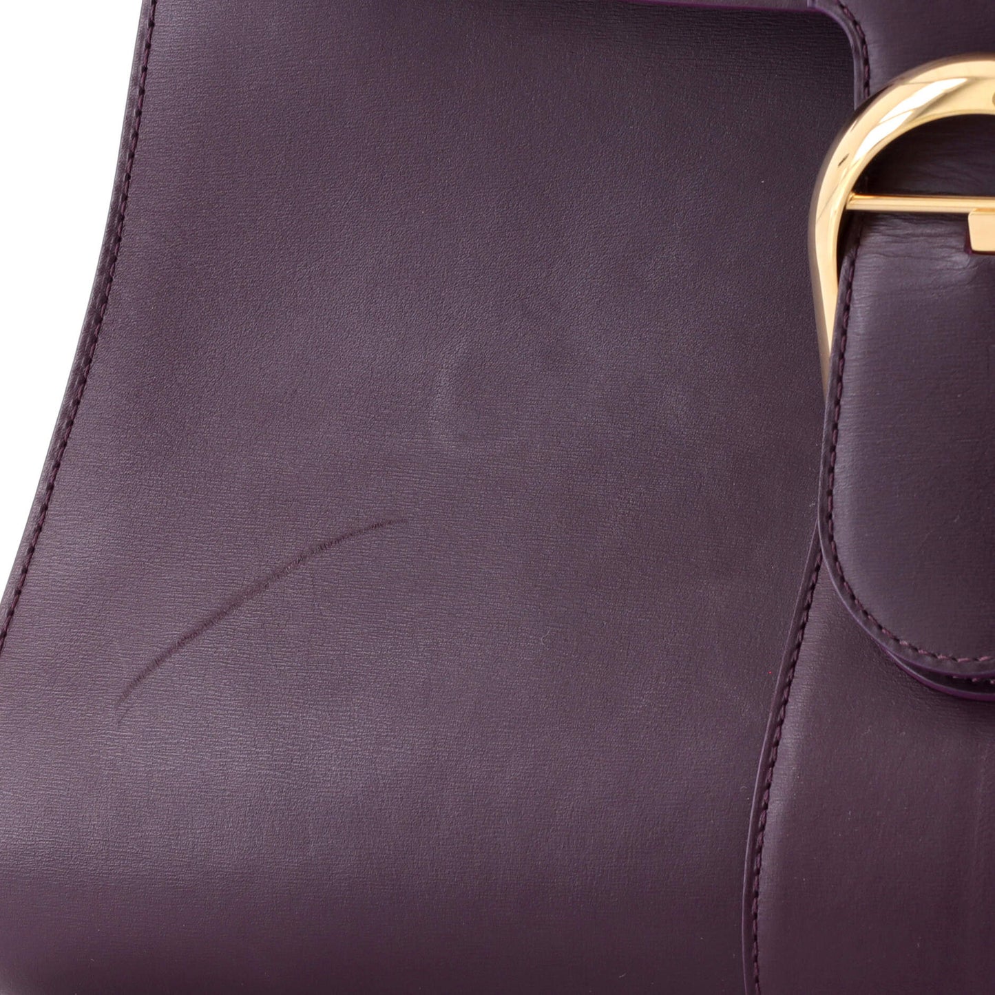 Delvaux Brillant Top Handle Bag Leather Gm