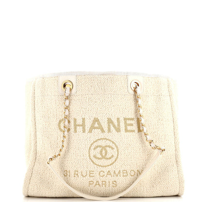 Chanel Deauville Tote Boucle Small