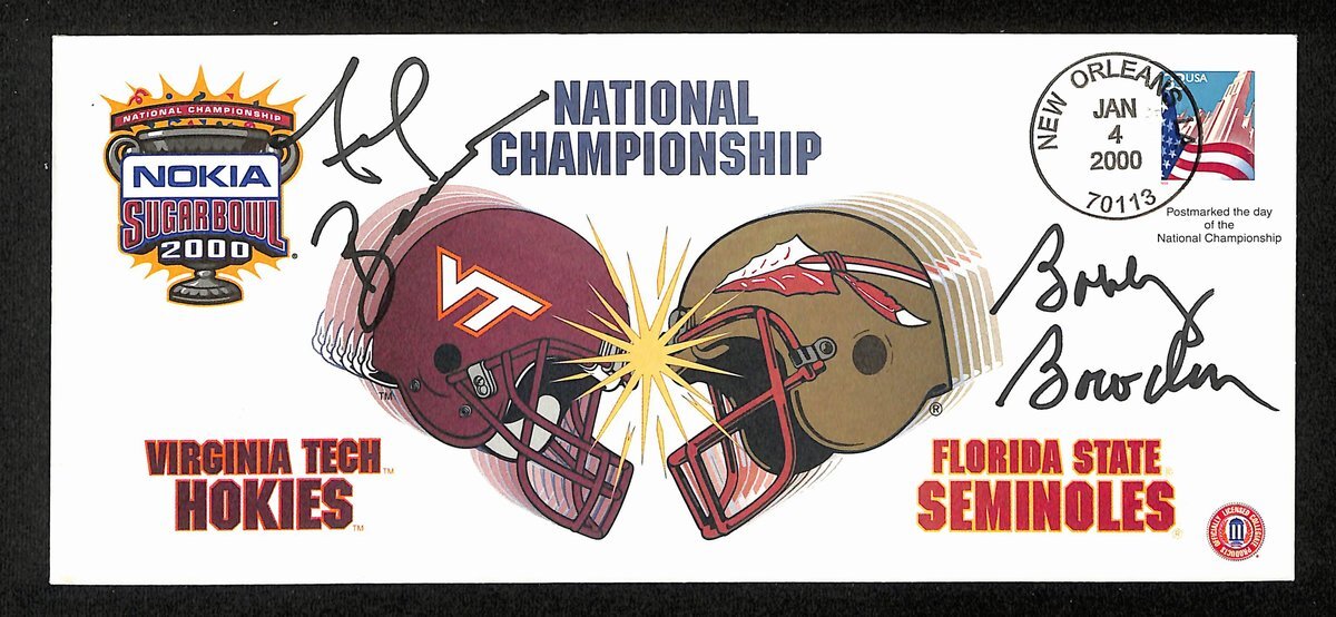 Bobby Bowden/Frank Beamer Signed 2000 Ncaa Nat'L