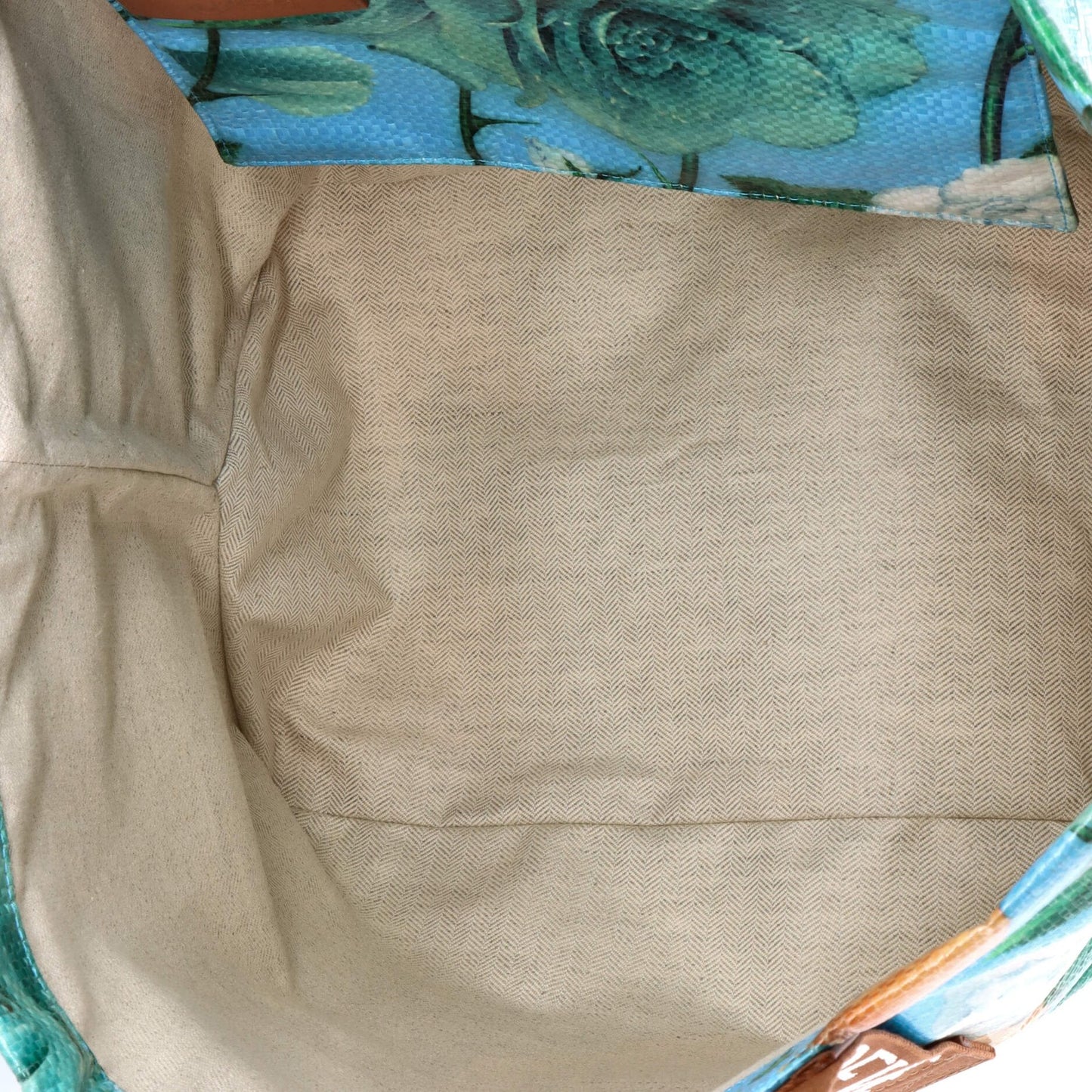 Loewe Fold Logo Strap Tote Printed Vinyl Large