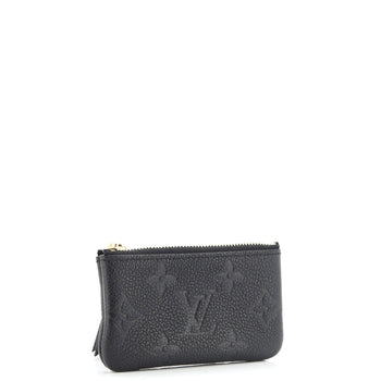 Louis Vuitton Zip Key Pouch Monogram Empreinte Leather