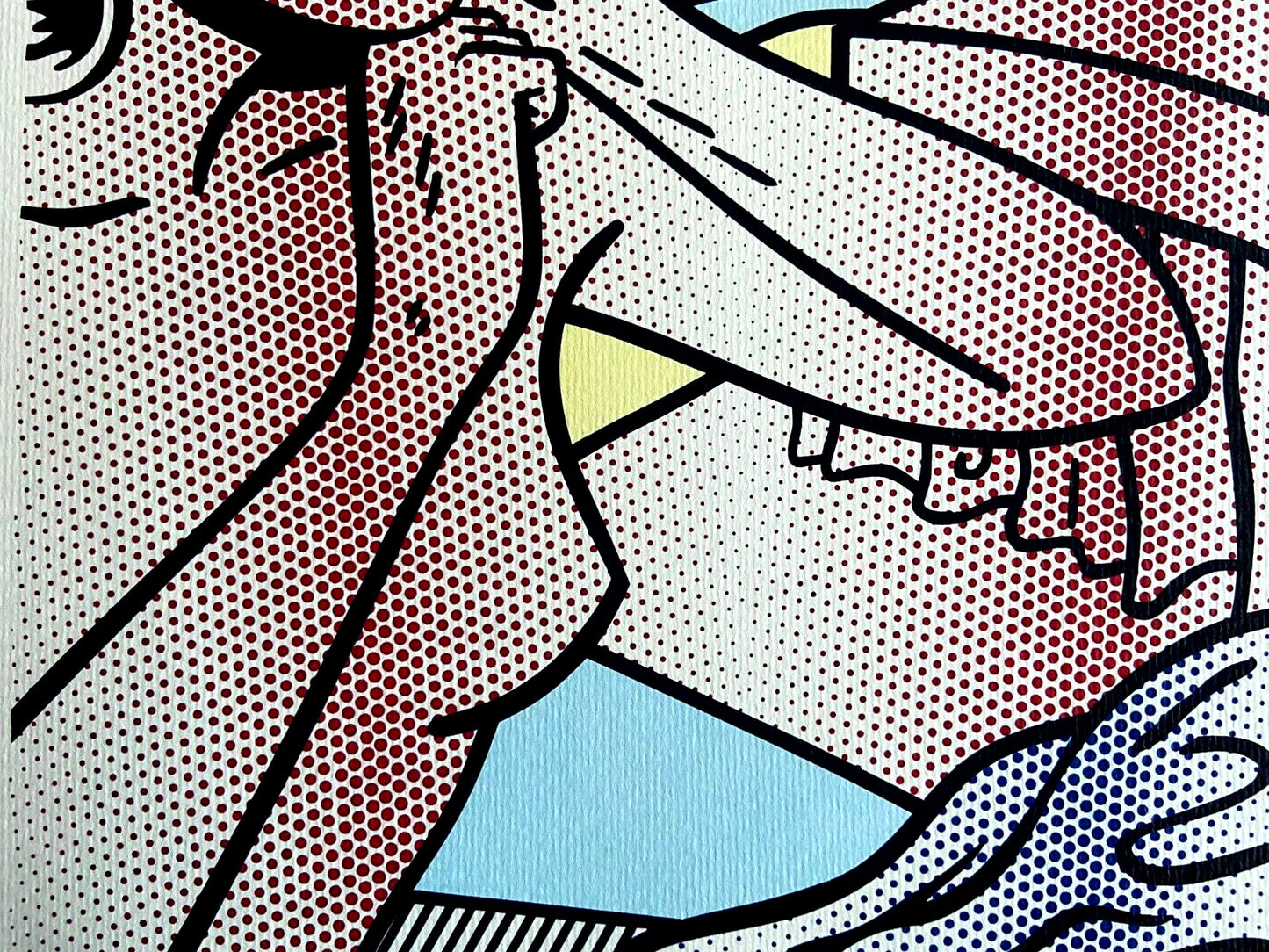 Roy Lichtenstein Lithograph Coa Signed Numbered Limited