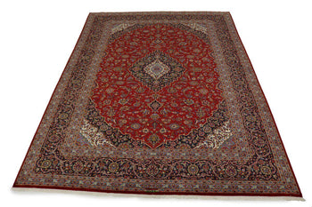 Vintage Traditional Signed Oriental Rug Handmade