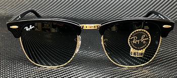 Ray Ban Rb3016F W0365 Black On Arista Square 55