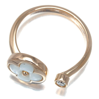 Louis Vuitton Ring Sun Blossom Mother Of Pearl Diamond Mini Eu50 18K Rg