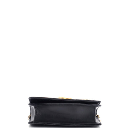 Gucci Gg Marmont Chain Flap Bag Embellished Matelasse Leather Mini