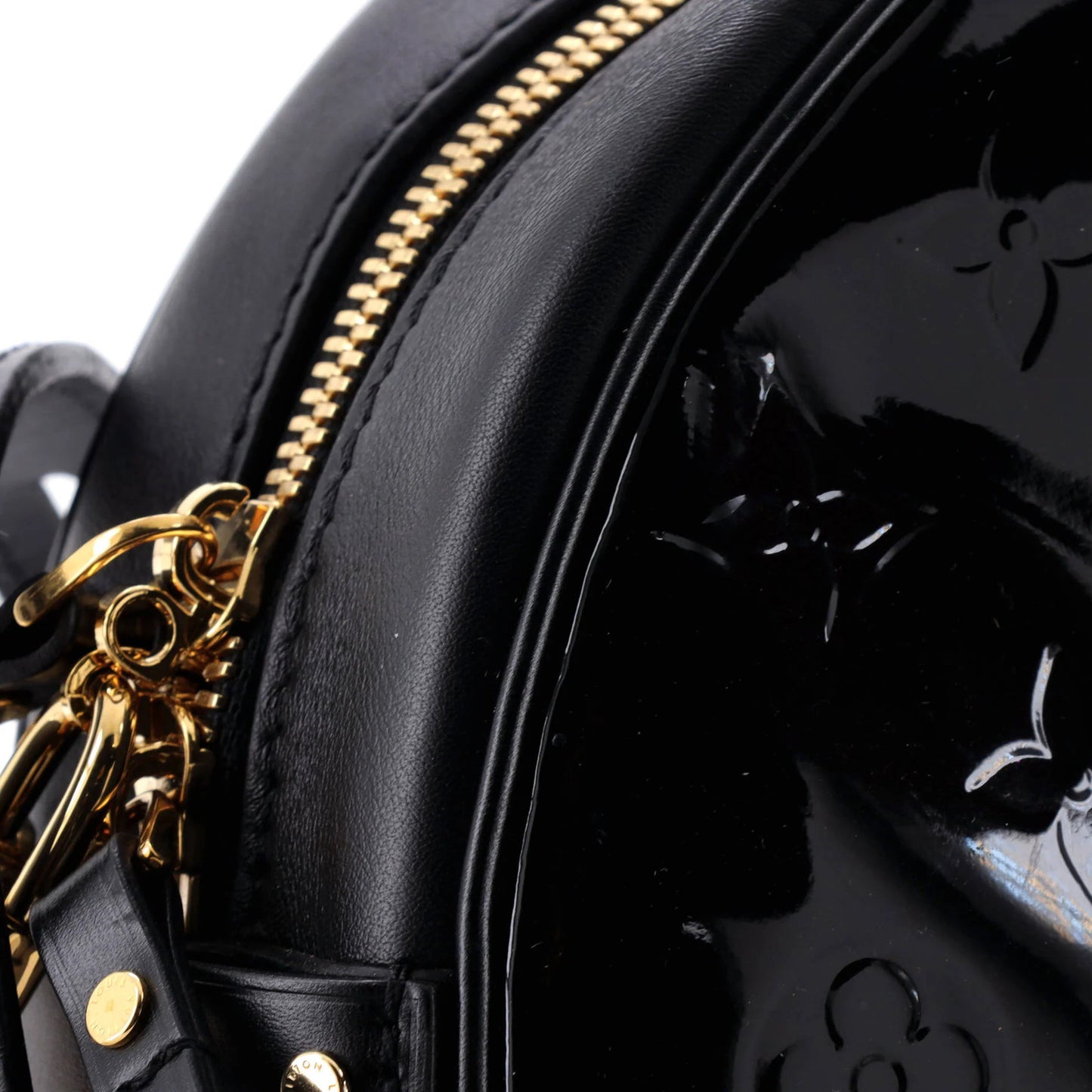 Louis Vuitton Boite Chapeau Souple Bag Monogram Vernis Mm