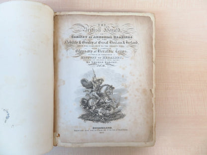 The British Herald 1St Edition Complete 1830, Turner & Marwood Armorial Bearings