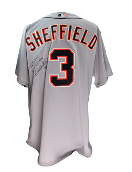 Gary Sheffield Signed Majestic Game Model