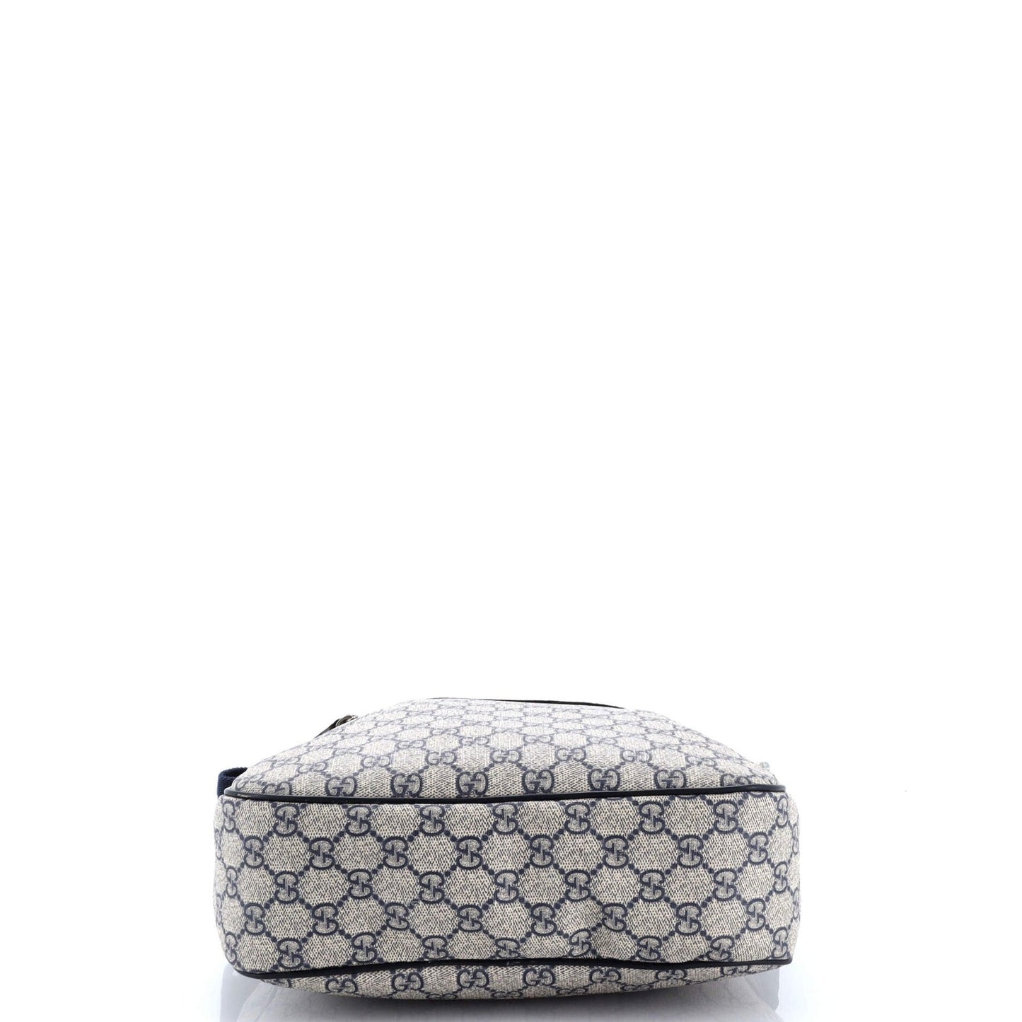 Gucci Front Zip Messenger Gg Coated Canvas Medium