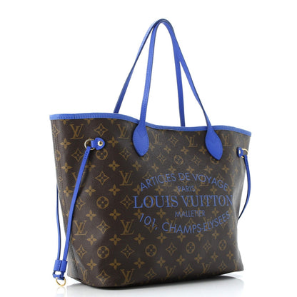 Louis Vuitton Neverfull Tote Limited Edition Ikat Monogram Canvas With Leather