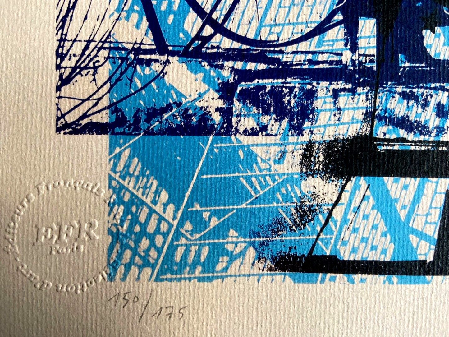 Robert Rauschenberg Lithograph Certificate Stamp Numbered 175 Ex