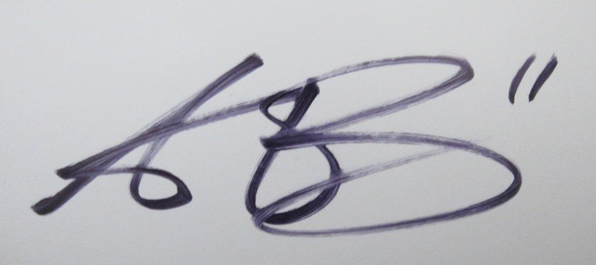 A.J. Brown Signed/Auto Super Bowl Lix Logo Football Eagles Beckett 195539