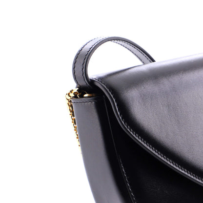 Salvatore Ferragamo Fiamma Chain Crossbody Bag Leather Xs