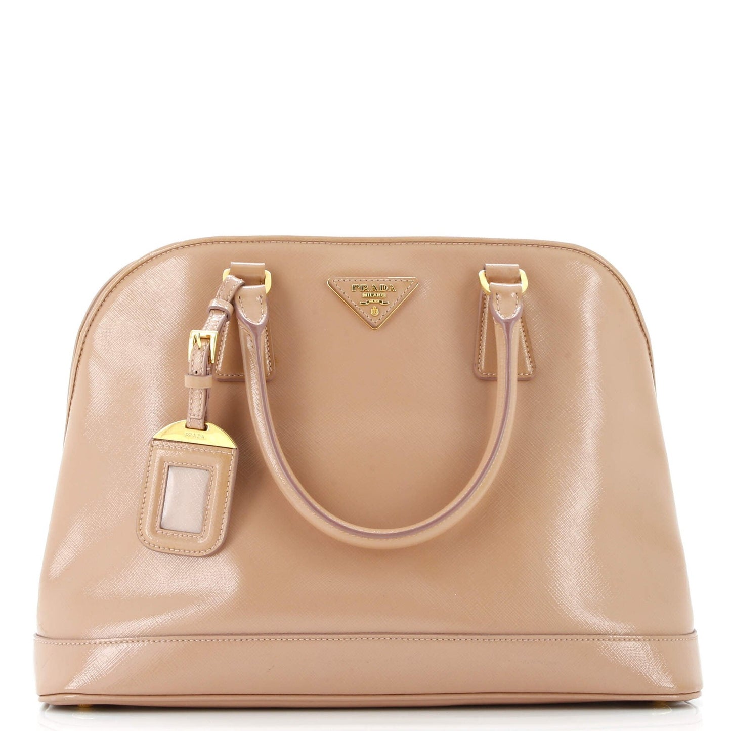 Prada Open Promenade Bag Vernice Saffiano Leather Large