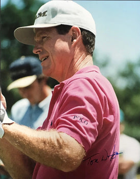 Tom Watson Autographed Golf 8X10 Photo