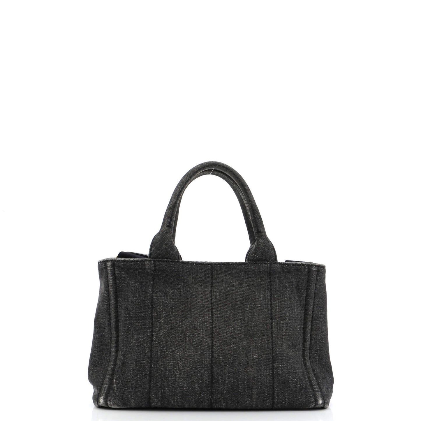 Prada Canapa Convertible Tote Denim Mini