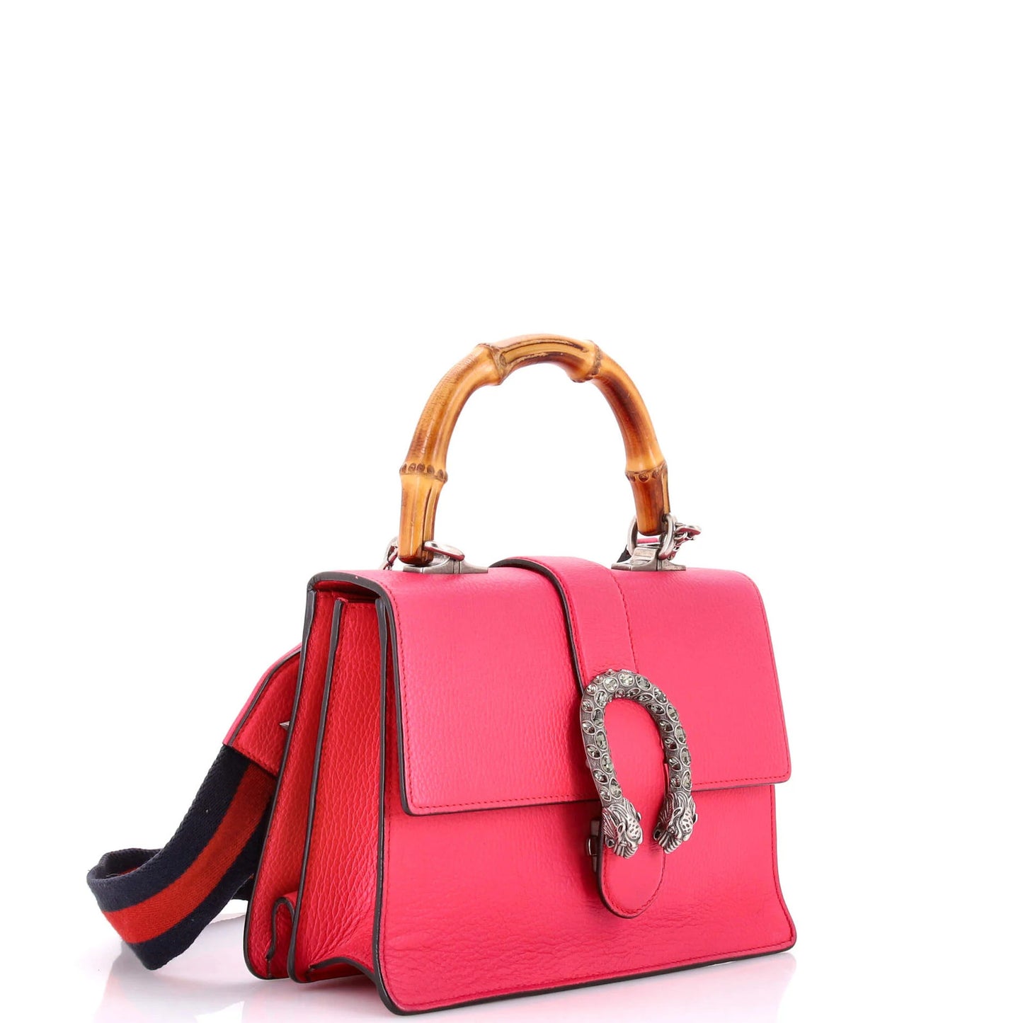 Gucci Dionysus Bamboo Top Handle Bag Leather Medium