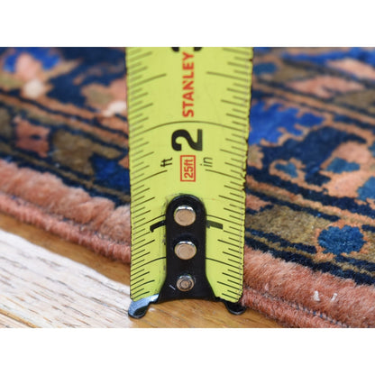 2'1"X2'7" Red Antique Zoroastrian Mohajeran Saroogh Hand Knotted Wool Rug