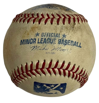Clem Labine 55, 59, 60 Ws Champs Autographed Official Minor League Baseball