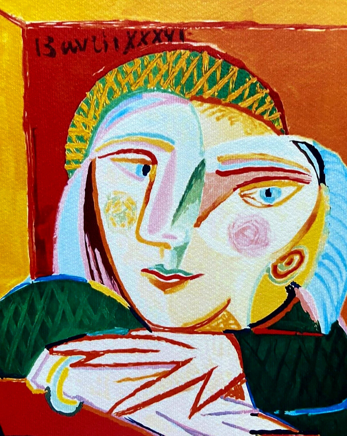 Pablo Picasso Lithograph Coa Signed Numbered 180 Ex (Joan:Mir)