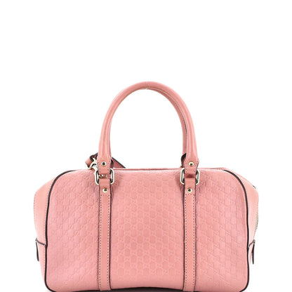 Gucci Convertible Top Handle Crossbody Bag Microguccissima Leather Medium