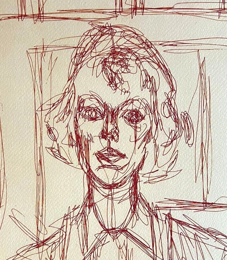 Alberto Giacometti Lithograph Coa Signed Hand Numbered In Pencil