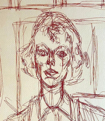 Alberto Giacometti Lithograph Coa Signed Hand Numbered In Pencil