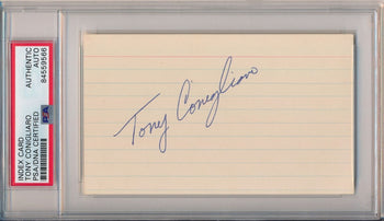 Tony Conigliaro Boston Red Sox Signed/Auto 3X5