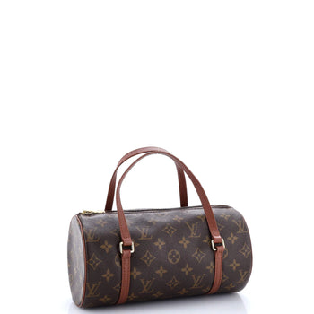 Louis Vuitton Papillon Handbag Monogram Canvas 26