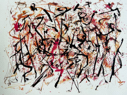 Jackson Pollock Lithograph Guggenheim Museum Coa