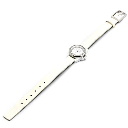 Chanel J12 Xs Diamond / H4664 White Ceramic Enamel Leather Quartz