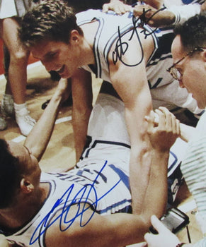 Christian Laettner/Thomas Hill Dual-Autographed