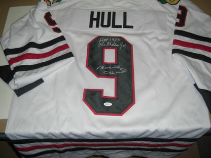 Bobby Hull Chicago Blackhawks,Hof 1983 Golden Jet