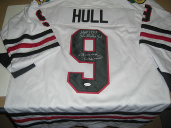 Bobby Hull Chicago Blackhawks,Hof 1983 Golden Jet