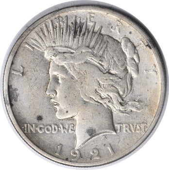 1921 VAM 3 Peace Dollar Line Through L VF