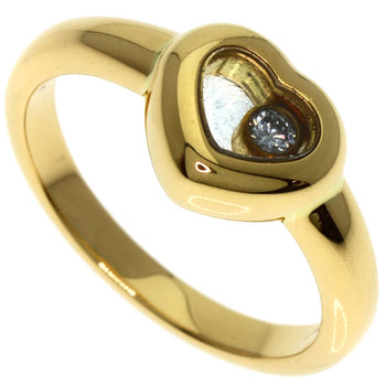Gold Chopard Happy diamond Ring K18 Yellow