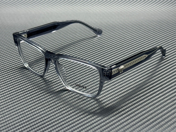 VERSACE VE3390U 5432 Grey Transparent Men's 56 mm Eyeglasses