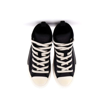 Christian Dior Men'S B23 High-Top Sneakers Quilted Oblique Nylon