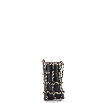 Chanel Tech Me Out Clutch With Chain Lambskin