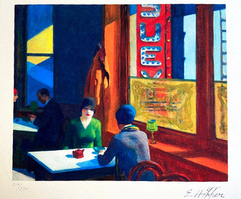 Edward Hopper Lithograph Coa Signed Numbered In Pencil