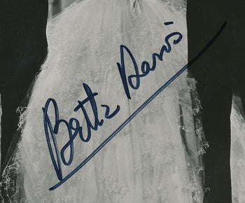 Bette Davis Actress Autographed Vintage 8X10 B/W