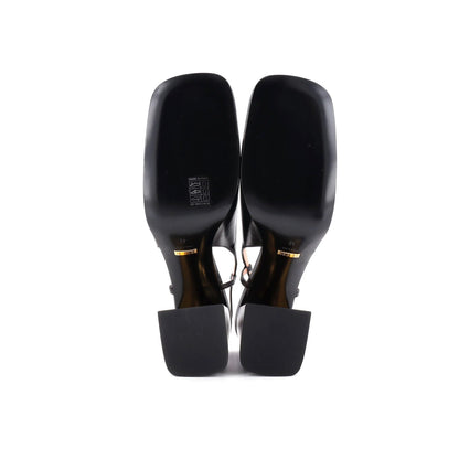 Gucci Women'S Horsebit Slingback Pumps Leather