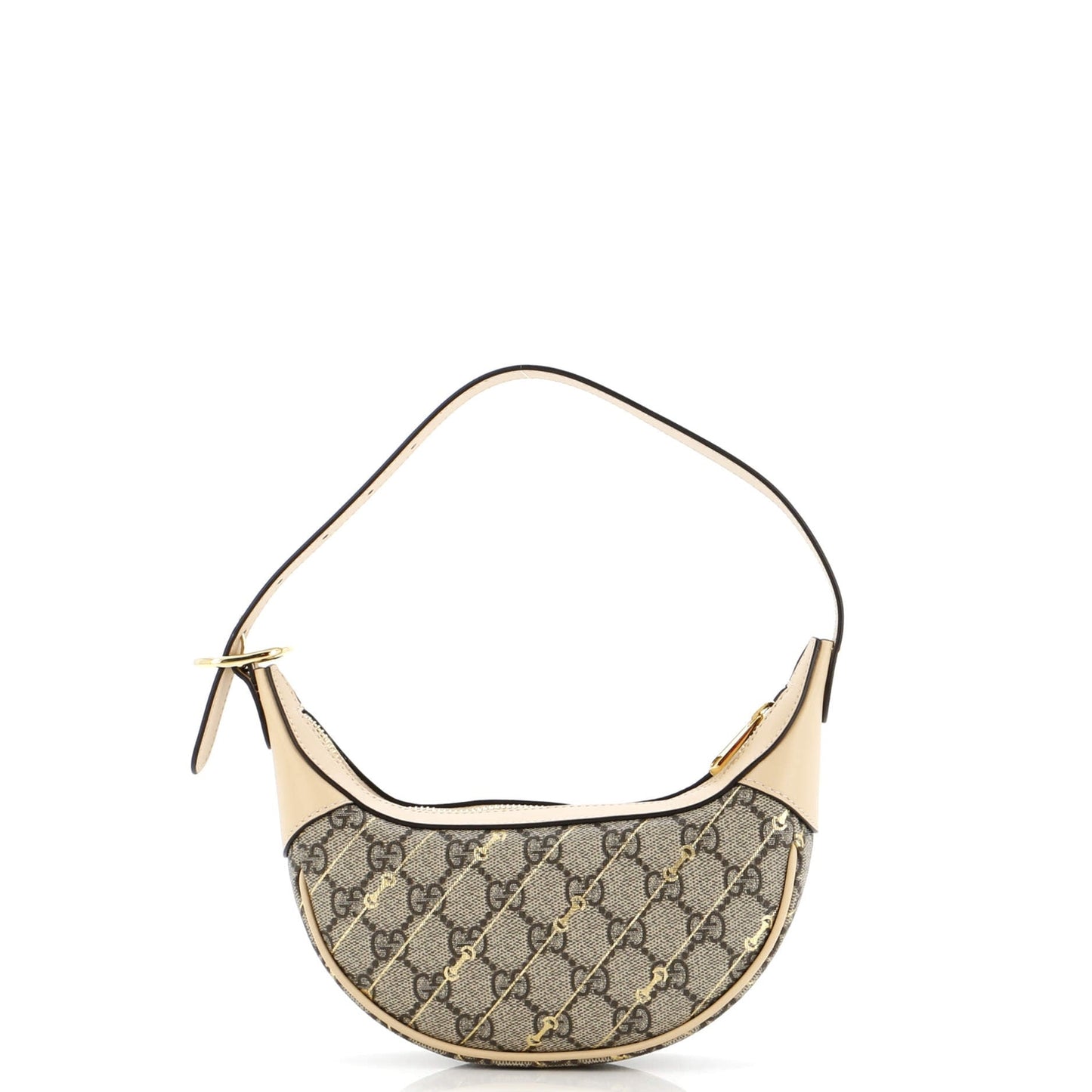 Gucci Ophidia Zip Hobo Print Gg Coated Canvas Mini