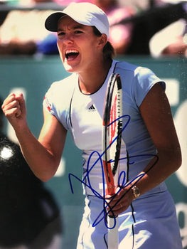 Justine Henin Autographed 8X10 Tennis Photo
