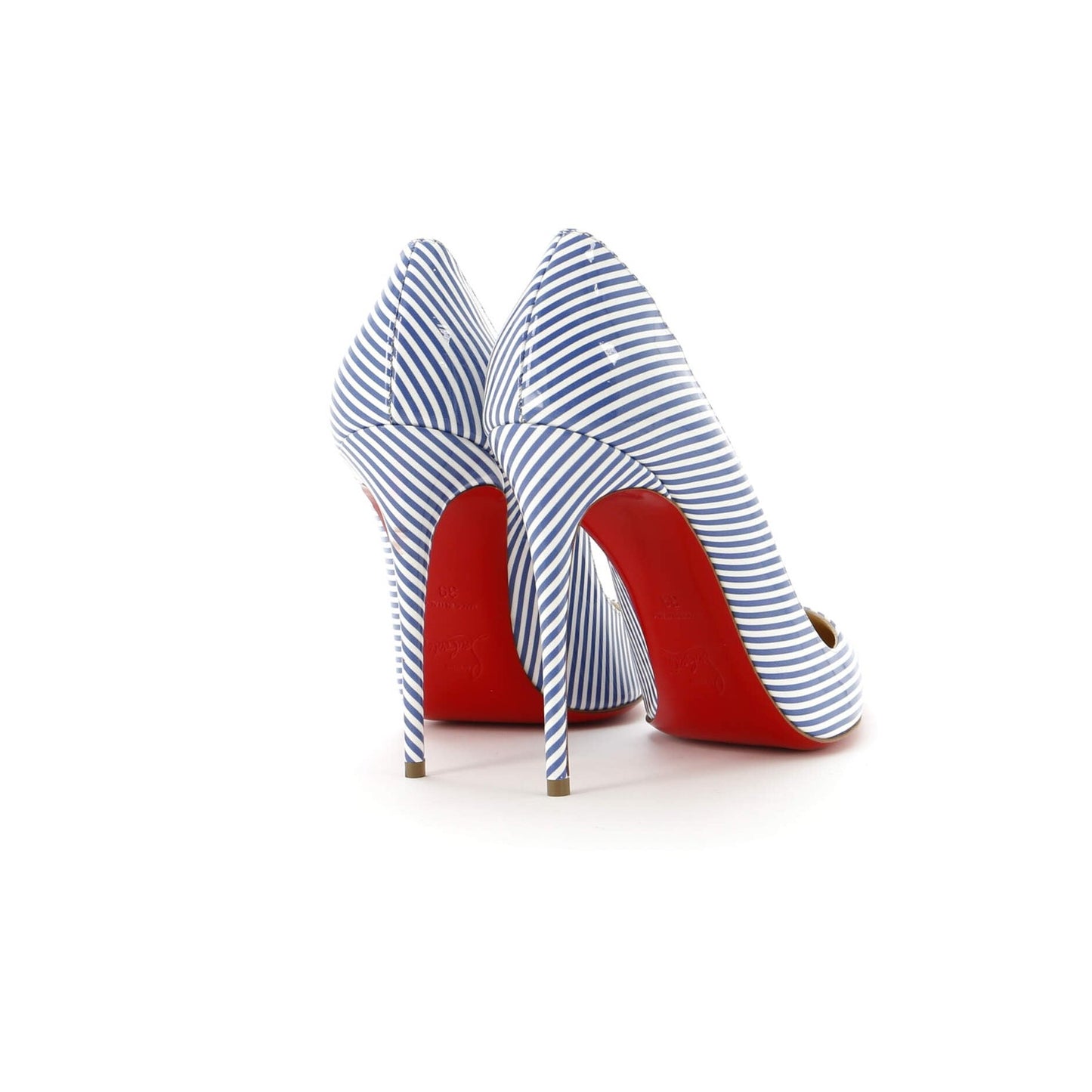 Christian Louboutin Women'S Pigalle Follies Pumps Printed Patent 100