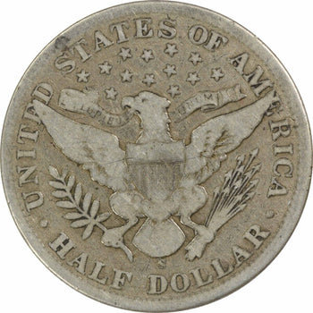 1901-S Barber Silver Half Dollar VG Uncertified