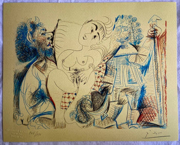 Pablo Picasso Lithograph Coa Signed Numbered Limited