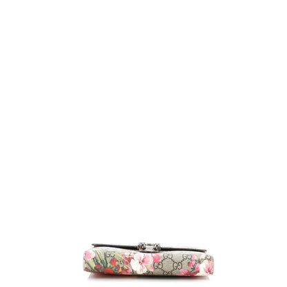 Gucci Dionysus Chain Wallet Blooms Print Gg Coated Canvas Small